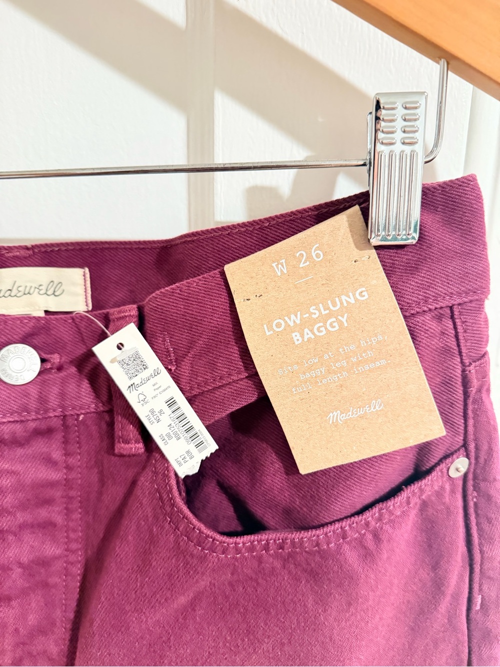 Madewell Low Slung Baggy Jeans - Picture 3 of 3